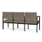 Lesro 3 Seat Tandem Seating W/ No Center Arms, 65 in W 26 in L 31.5 in H, Lenox Series LW3101 - alternate 2